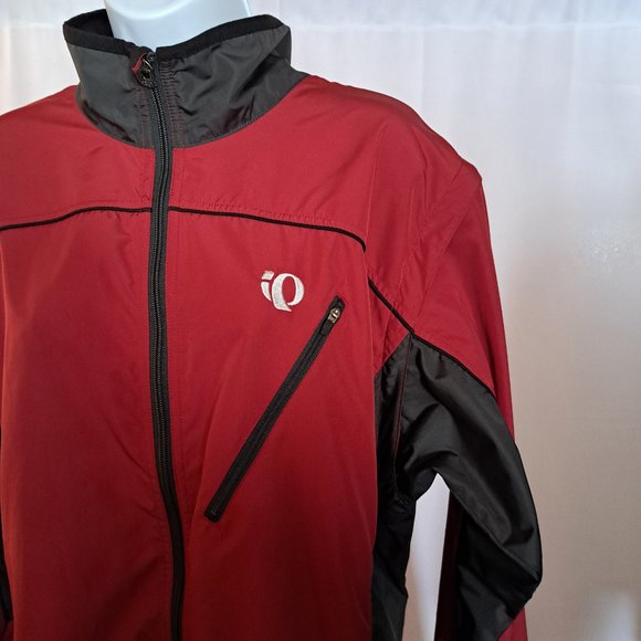 PEARL iZUMi windbreaker JACKET or SLEEVELESS VEST Sz XL full YKK zip BACK VENTS - Picture 2 of 15
